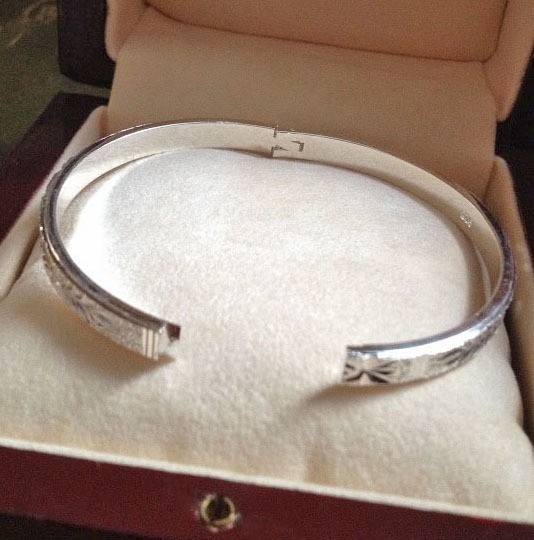 Sterling zilveren schakelarmband met zirkonia B1018