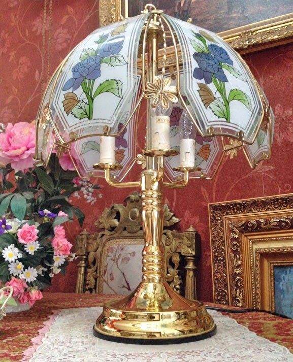 Tafellamp Office Retro Plated goud - Gratis thuisbezorgd - De Woon Winkel