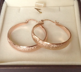 Bogen oorbellen 18K roségoud diamant pave 1.32 crt - Pigalle Juweliers