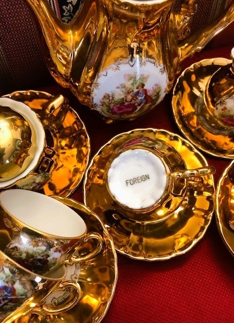 Theekopjes set, theeservies Keramiek bot Engelse koffiekop en schotel set Afternoon tea en theeservies Huishoudelijk keramiek zwart theeservies 7 stuks 13 stuks (Kleur: B, Maat: 3 delige set