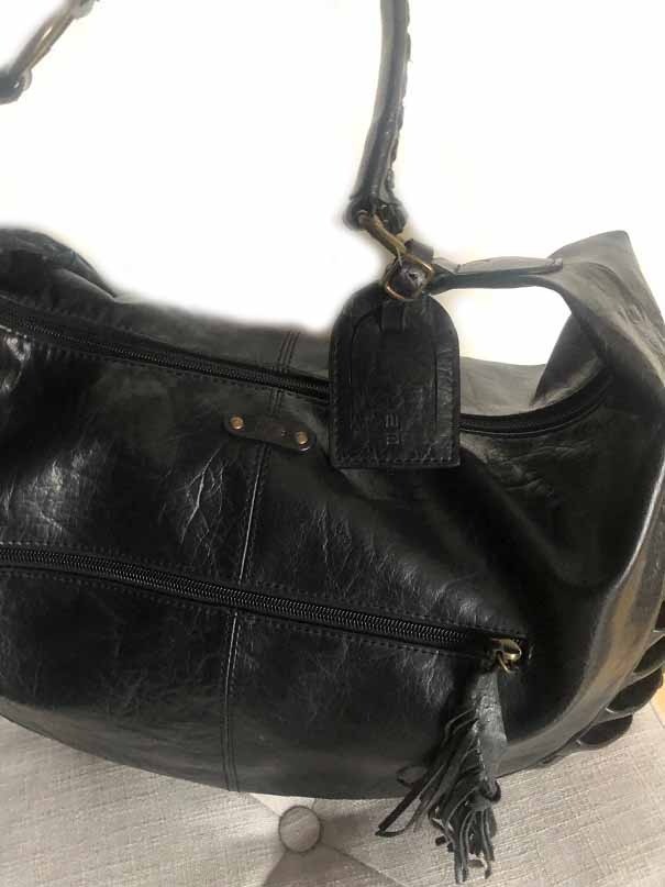 Zwarte leren tas dames grote handtas van WE Dames tassen Westenhof