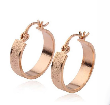 18k rose goud oorbellen 1