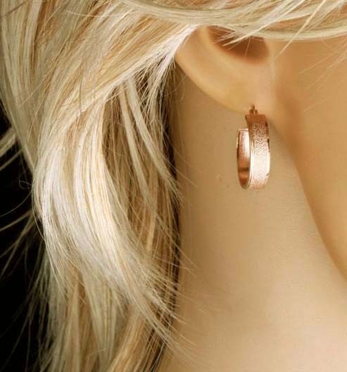 18k rose goud oorbellen 2
