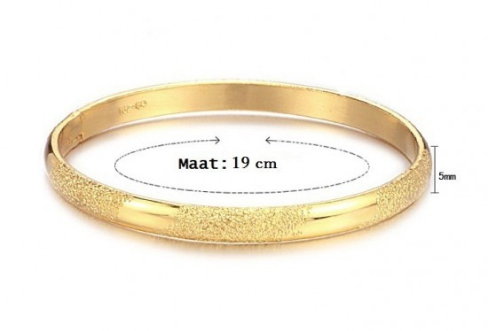 18kt  gold plated armband 2