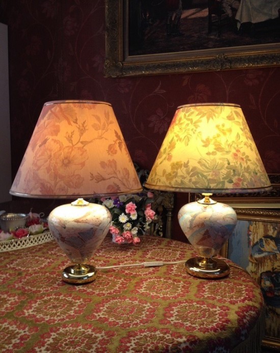 2 lampen bloem goud 2