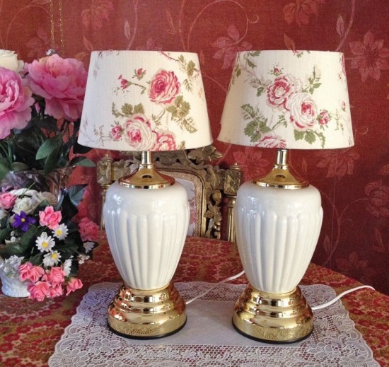 2 vintage tafellampen 1   kopie 0