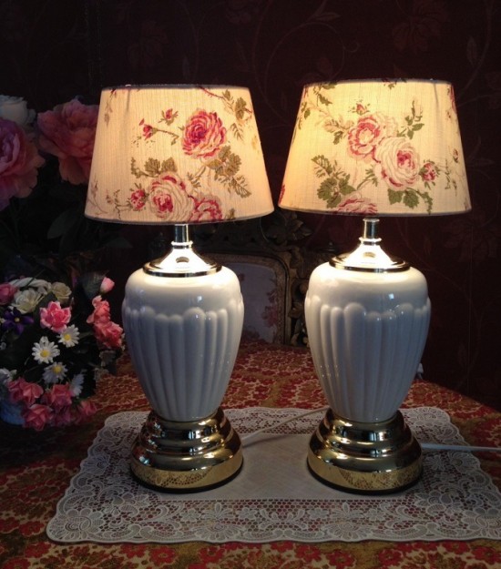 2 vintage tafellampen 2