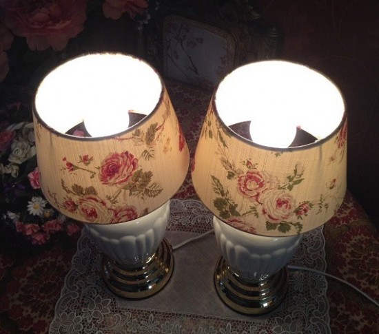 2 vintage tafellampen 4