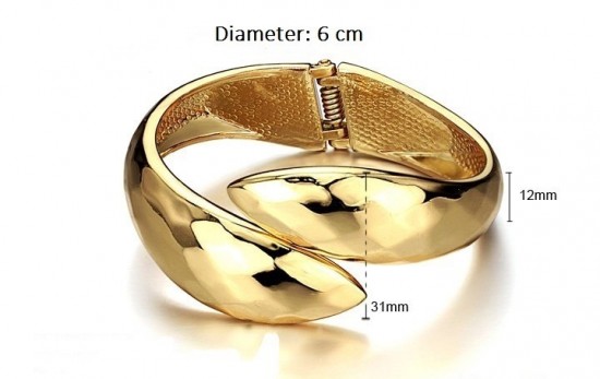 Ad2101 dames armband goud 3