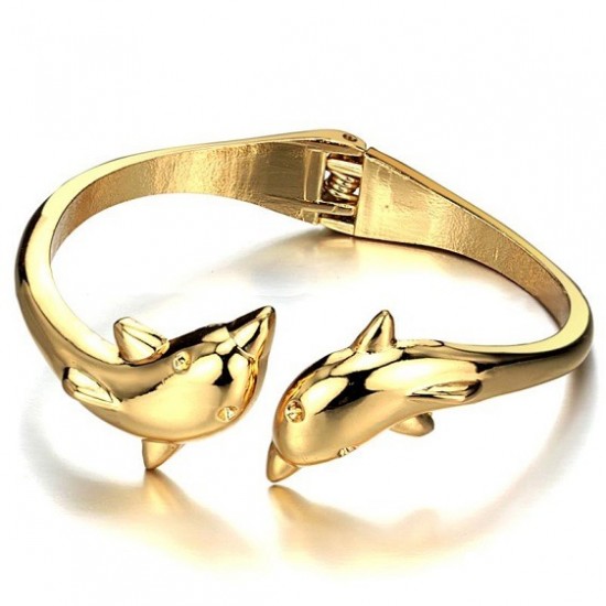 Ad2104 dames armband goud 2