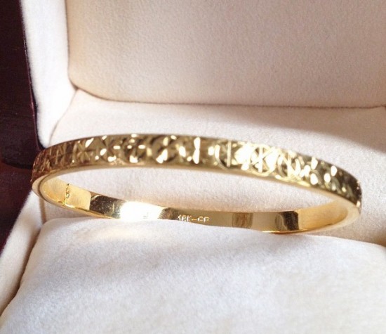 Ad2109 gold plated slavenarmband dames 4