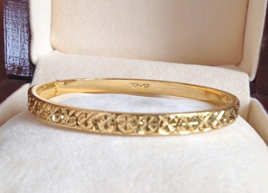 Ad2109 gold plated slavenarmband dames 8