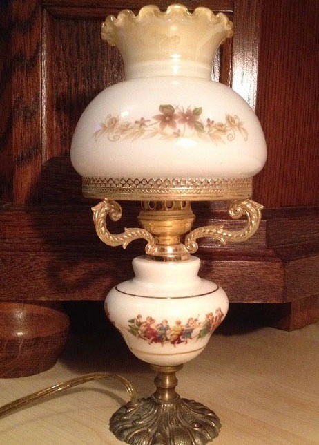 Antiek tafellamp 1   kopie