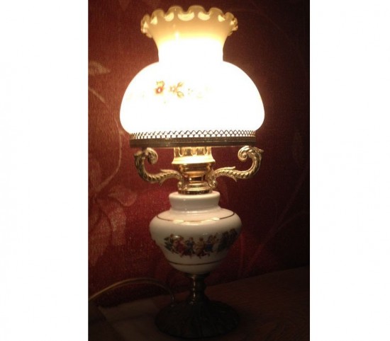 Antiek tafellamp 5   kopie
