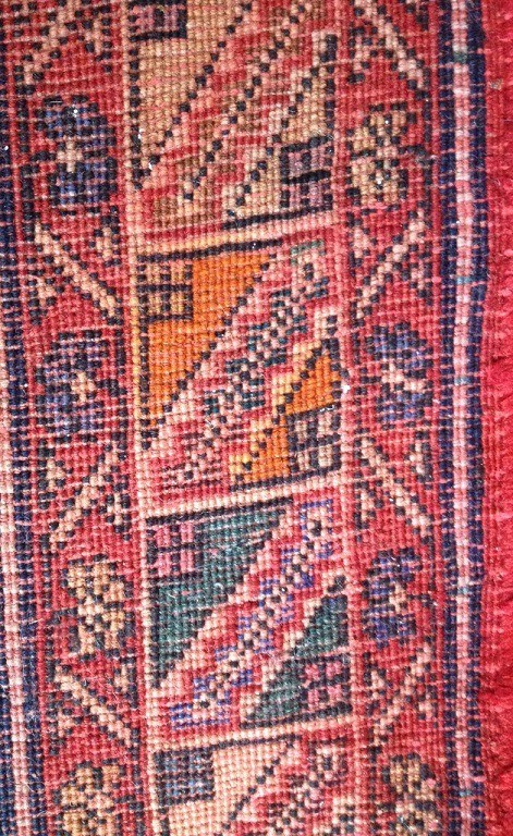 Antiek tapijt rood 1