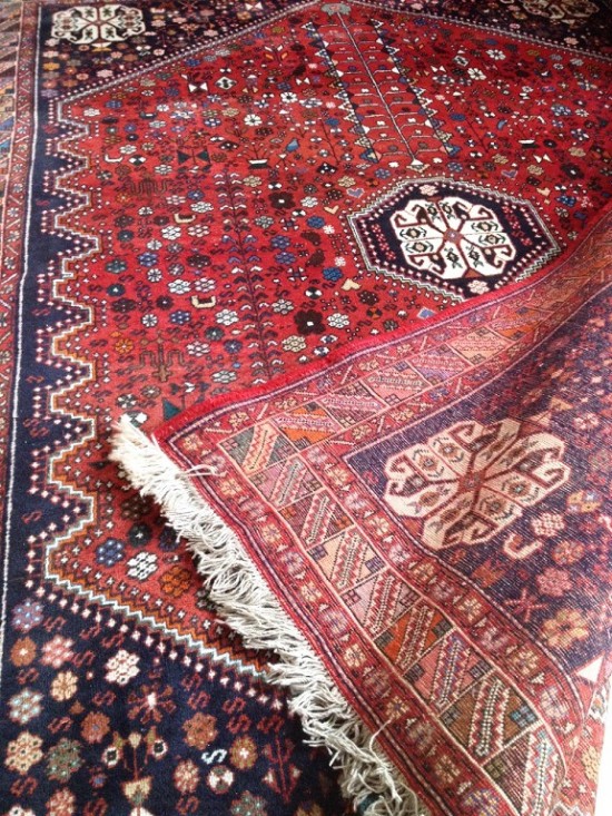 Antiek tapijt rood 10