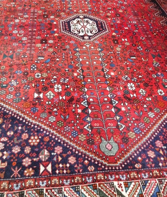 Antiek tapijt rood 4