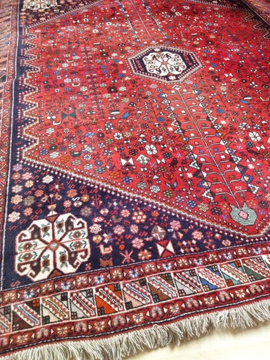 Antiek tapijt rood 5