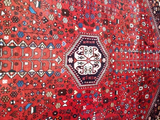 Antiek tapijt rood 8