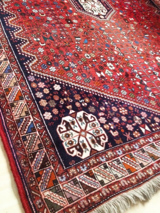 Antiek tapijt rood 9