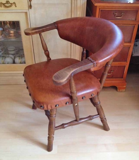 Antieke bureau stoel 1