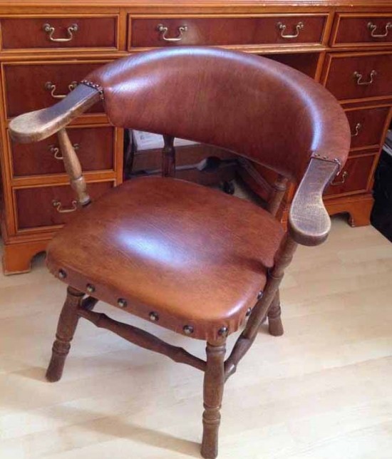 Antieke bureau stoel 2   kopie