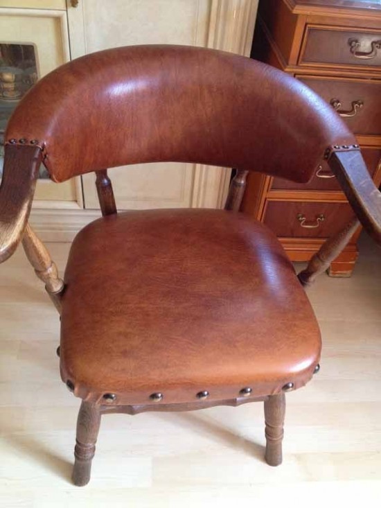 Antieke bureau stoel 6