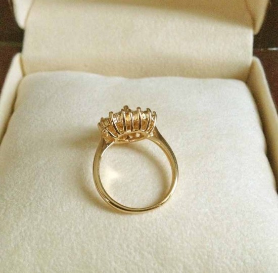 Ar3012 damesring goud 1