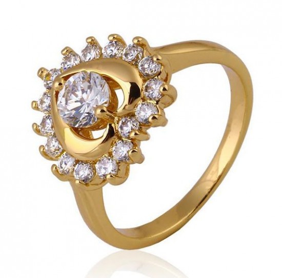 Ar3012 damesring goud 10