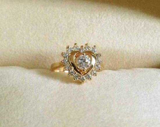 Ar3012 damesring goud 2