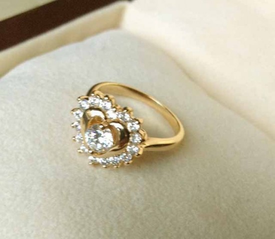 Ar3012 damesring goud 4