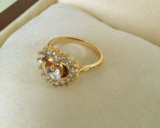 Ar3012 damesring goud 6