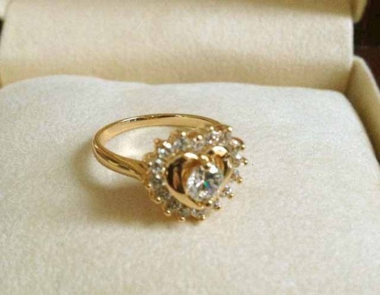 Ar3012 damesring goud 7