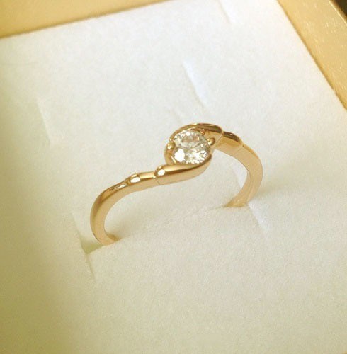 Ar3014 damesring goud 5