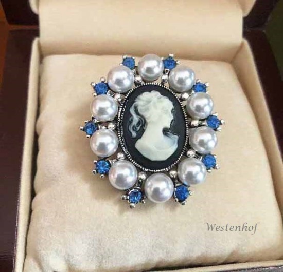 Db7101 4   broche camee