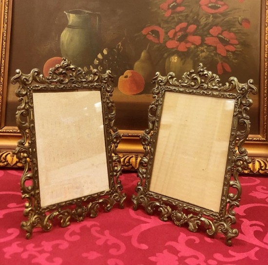 Dl601 2 foto lijsten antiek