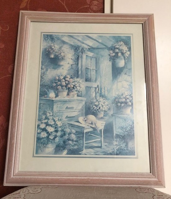 Ds1038 2 schilderij bloemen