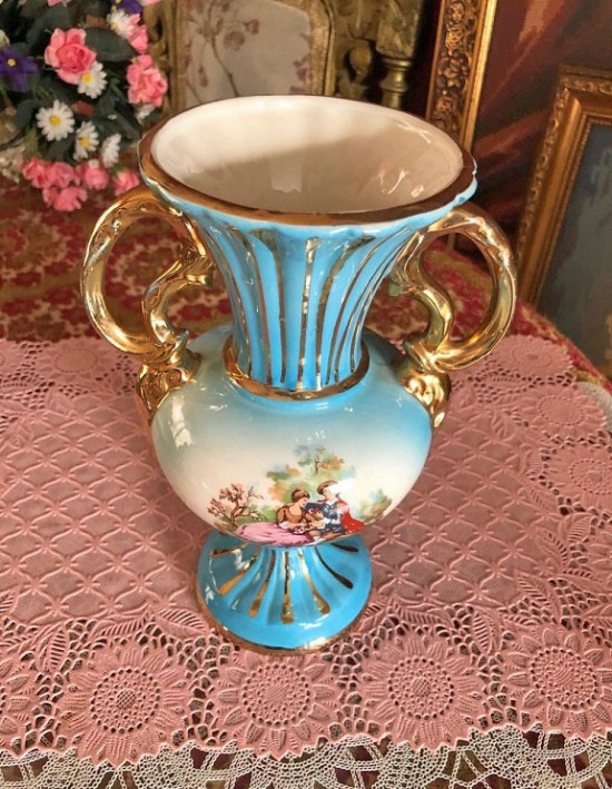 Dv p5010 vaas porselein 4blauw