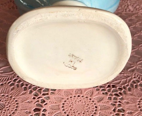 Dv p5013  brocante barok porseleinen vazen 1 0