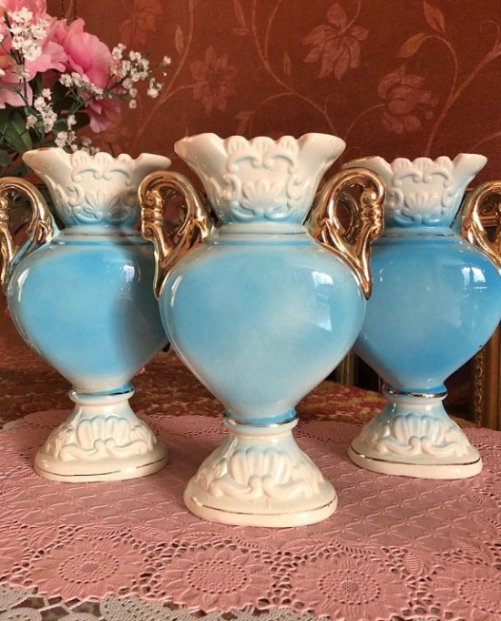 Dv p5013  brocante barok porseleinenvazen 9