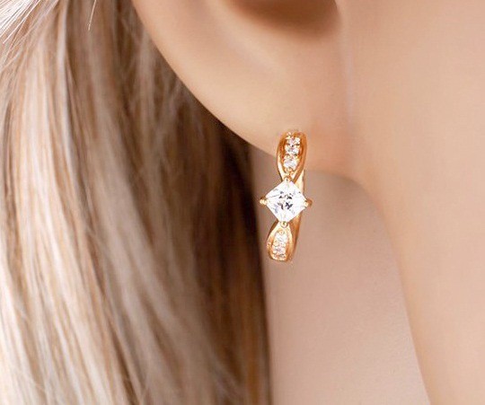 Goud ooringen oorbellen 2   kopie