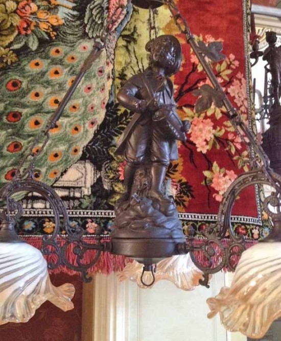 Hanglamp brons zamac 5