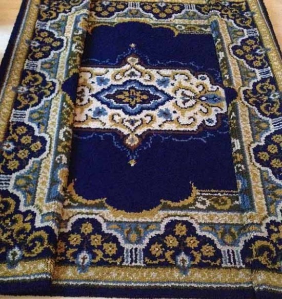 Kerman tapijt blauw 1