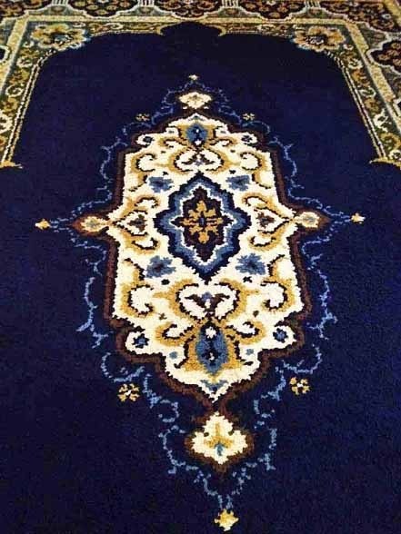 Kerman tapijt blauw 11