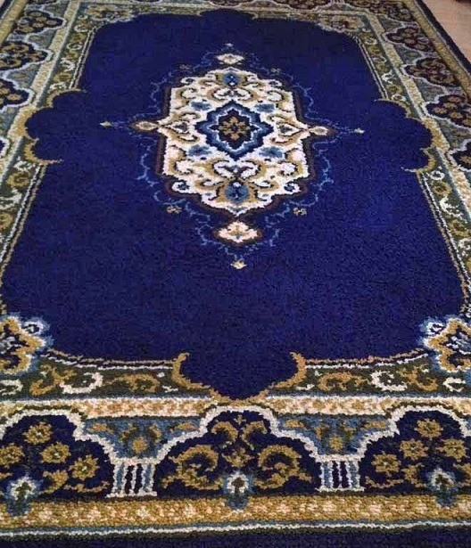 Kerman tapijt blauw 2