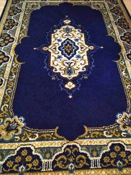 Kerman tapijt blauw 5