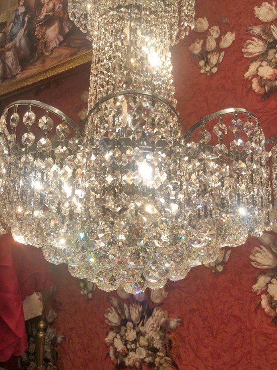 Kroonluchter zilver 10