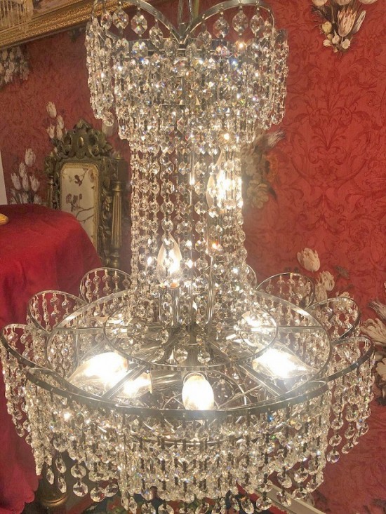 Kroonluchter zilver 7