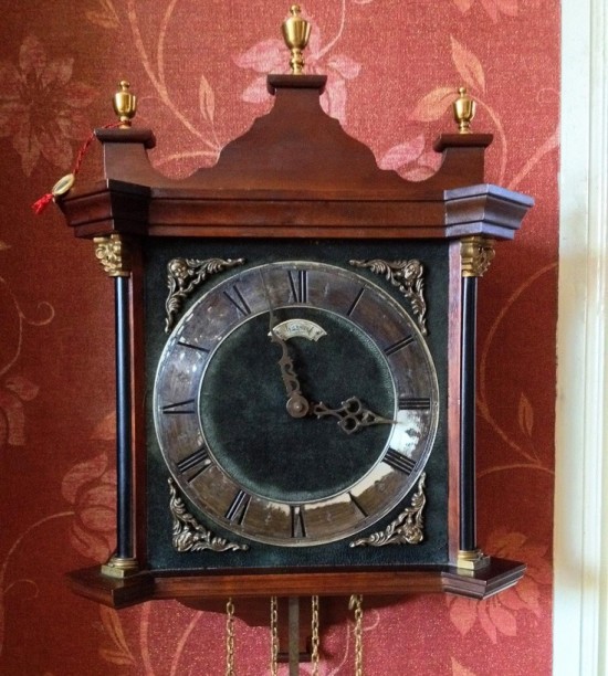 Kw1014 8   antieke wandklok