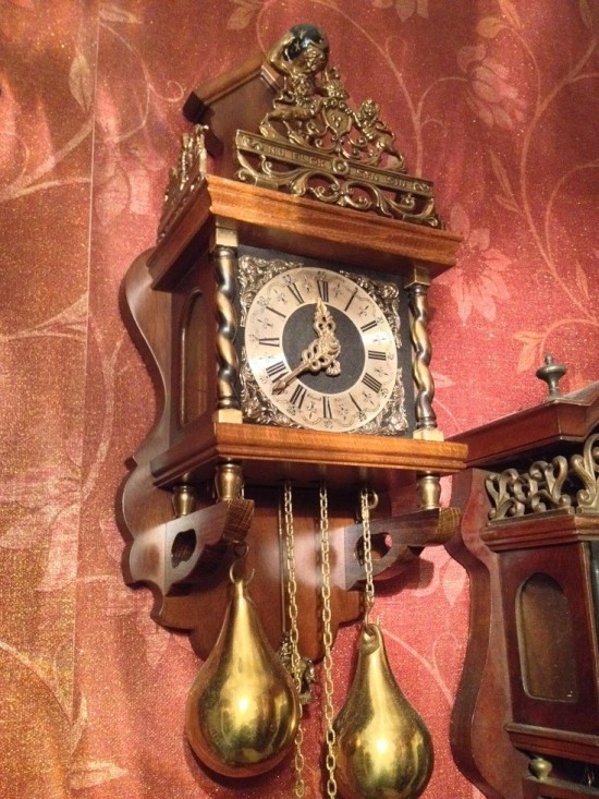 Kw1026   zaanse klok antiek 8